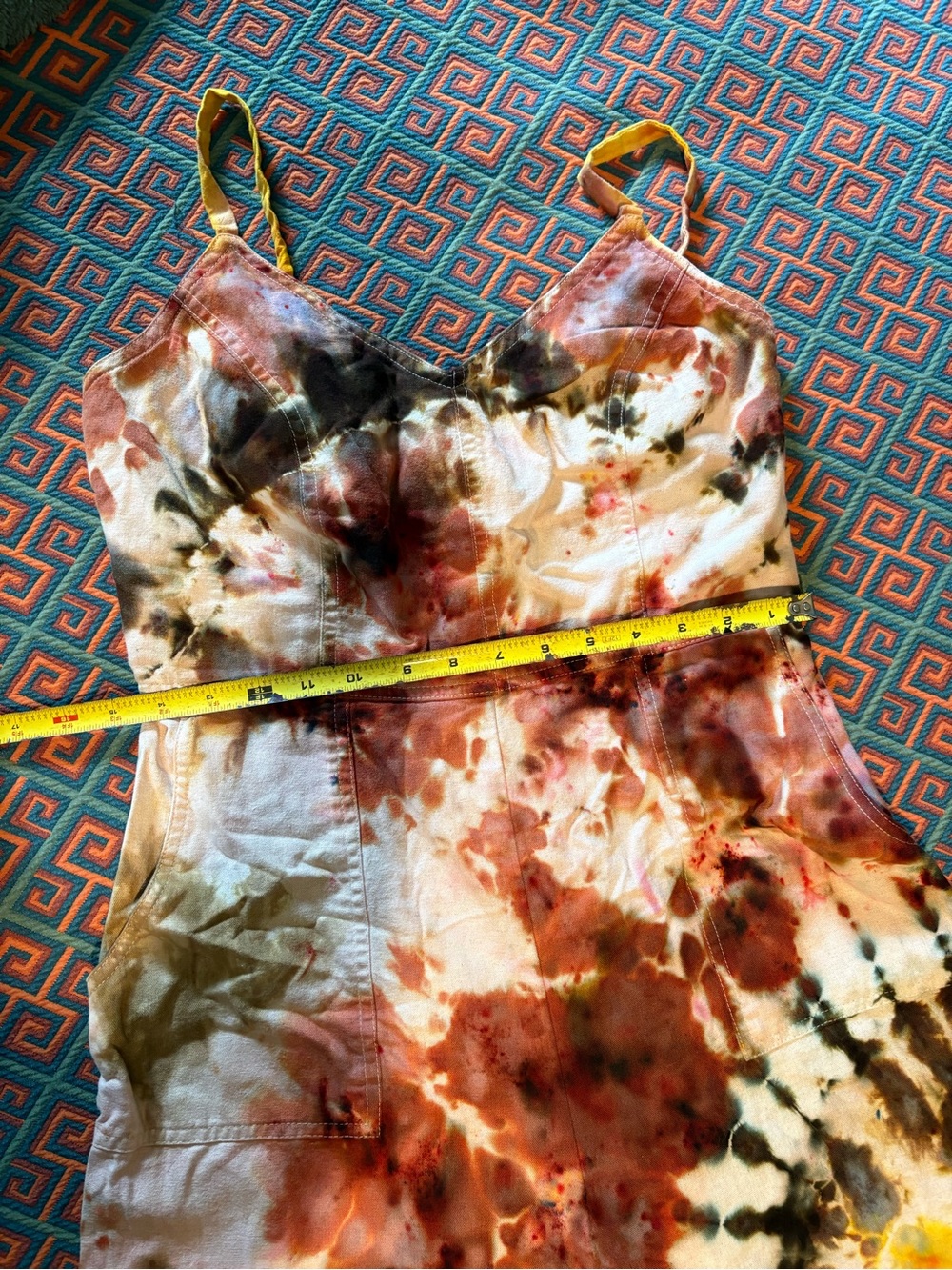 Hand dyed structured bodice Jumpsuit - Picture 11 of 11